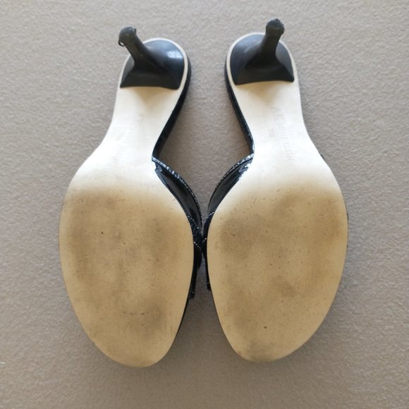 Women's Anne Klein size 7.5 black sandals - 3" heels - Picture 10 of 14